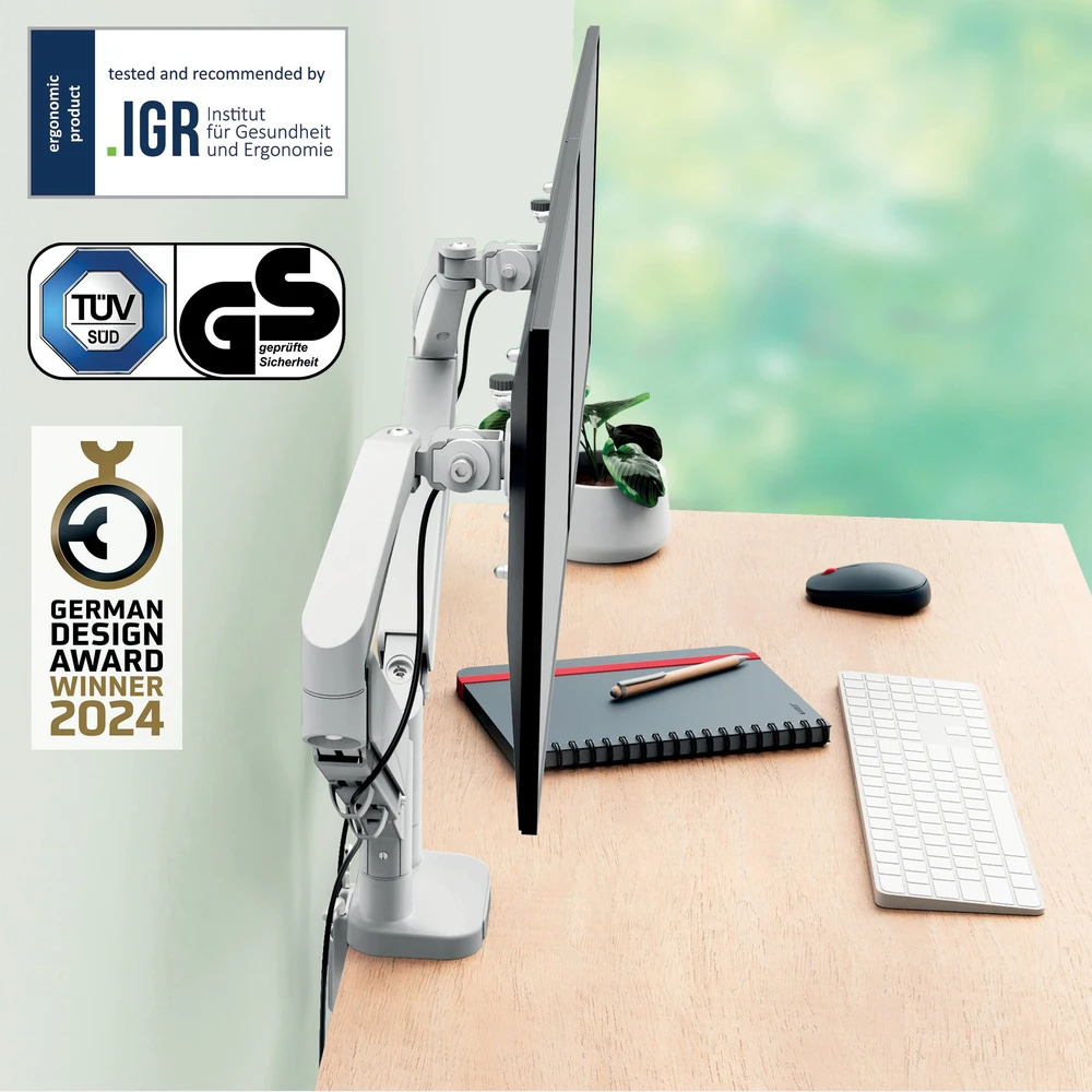 Leitz Laikiklis biurkowy na 2 monitory 17'' - 32'' (65370085)