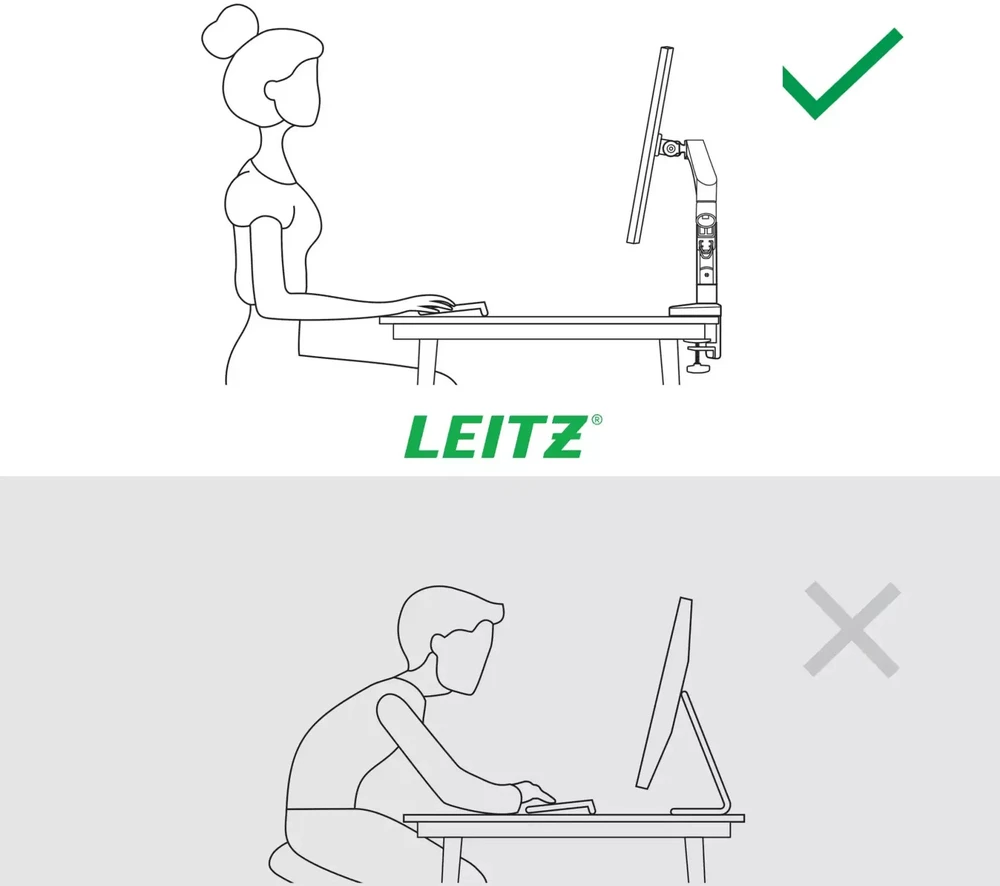 Leitz Laikiklis biurkowy na monitorius 17" - 32" (64890085)