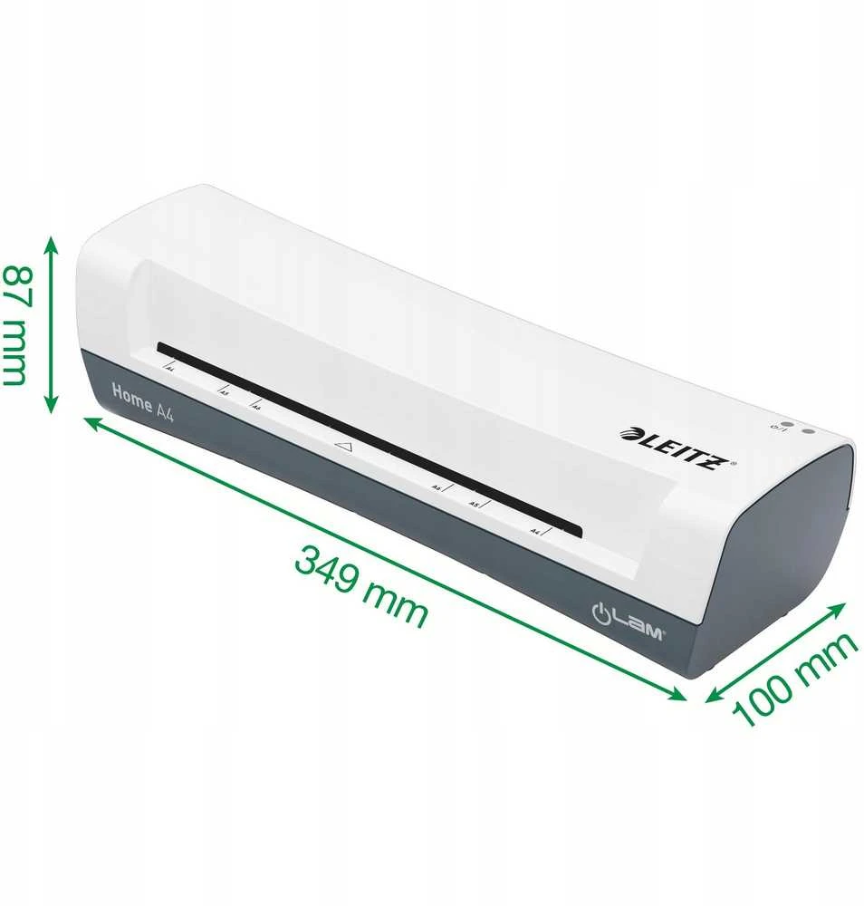 Laminator Leitz Laminator iLAM Home A4 komplektas 4w1 balta