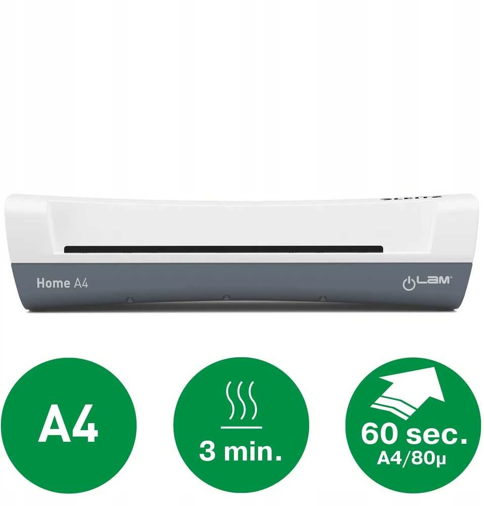 Laminator Leitz Laminator iLAM Home A4 komplektas 4w1 balta