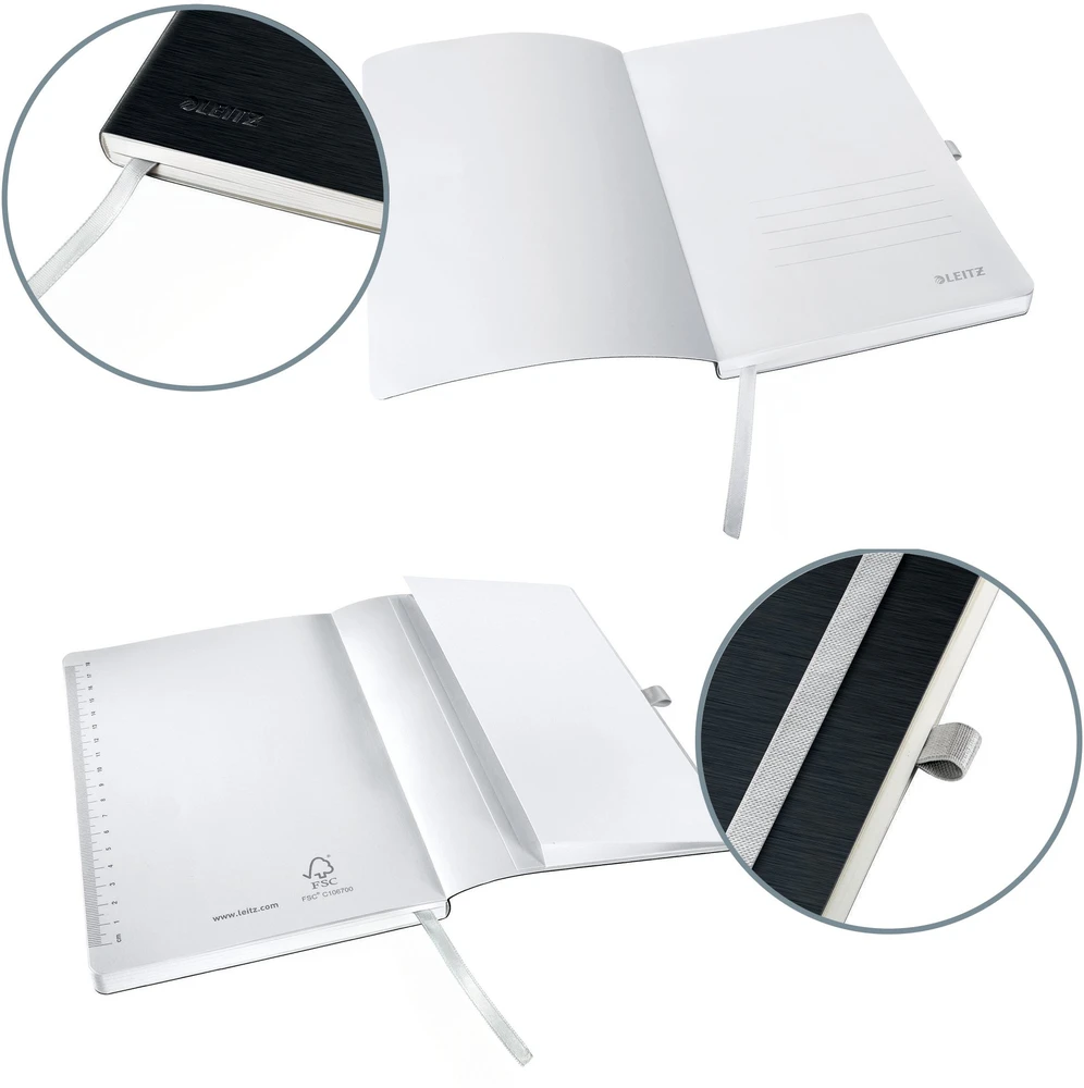 Leitz NOTATNIK MO STYLE A5 W KRATK� JUODA