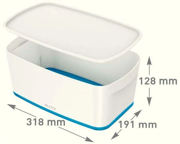 Daiktadėžė LEITZ MyBox su dangteliu, maža