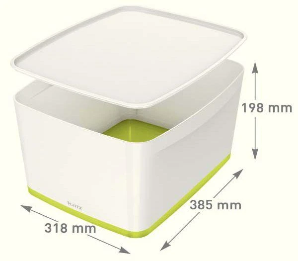 Daiktadėžė LEITZ MyBox su dangteliu, didelė