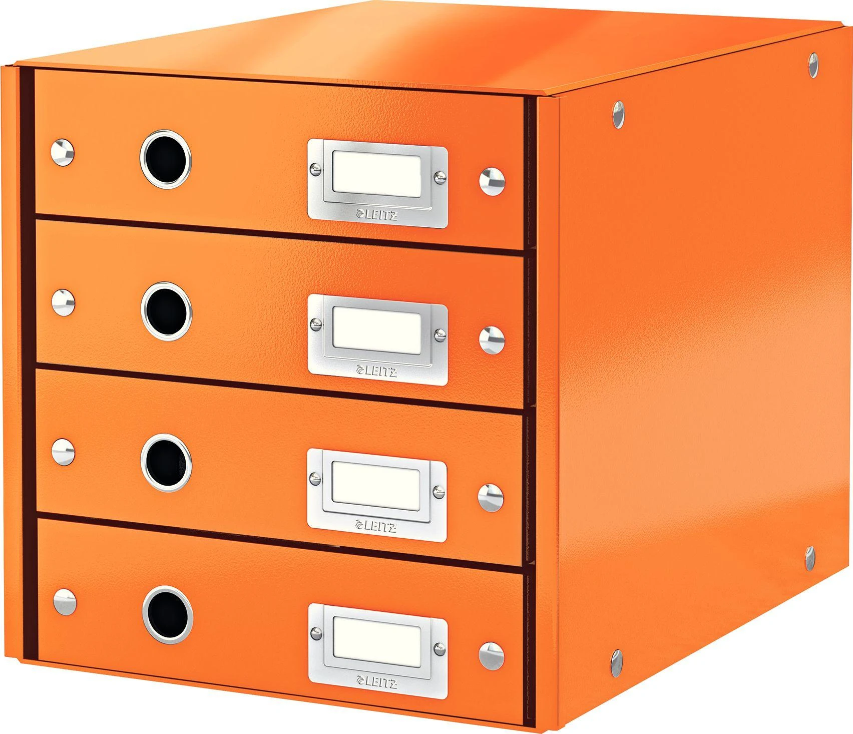 Leitz Konteineris, spintelė Leitz Click & Store su 4 stalčiais Oranžinė (10K269L)