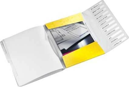 Leitz PP Aplankas su elastine juostele Leitz Wow A4 12 skirstytuvų