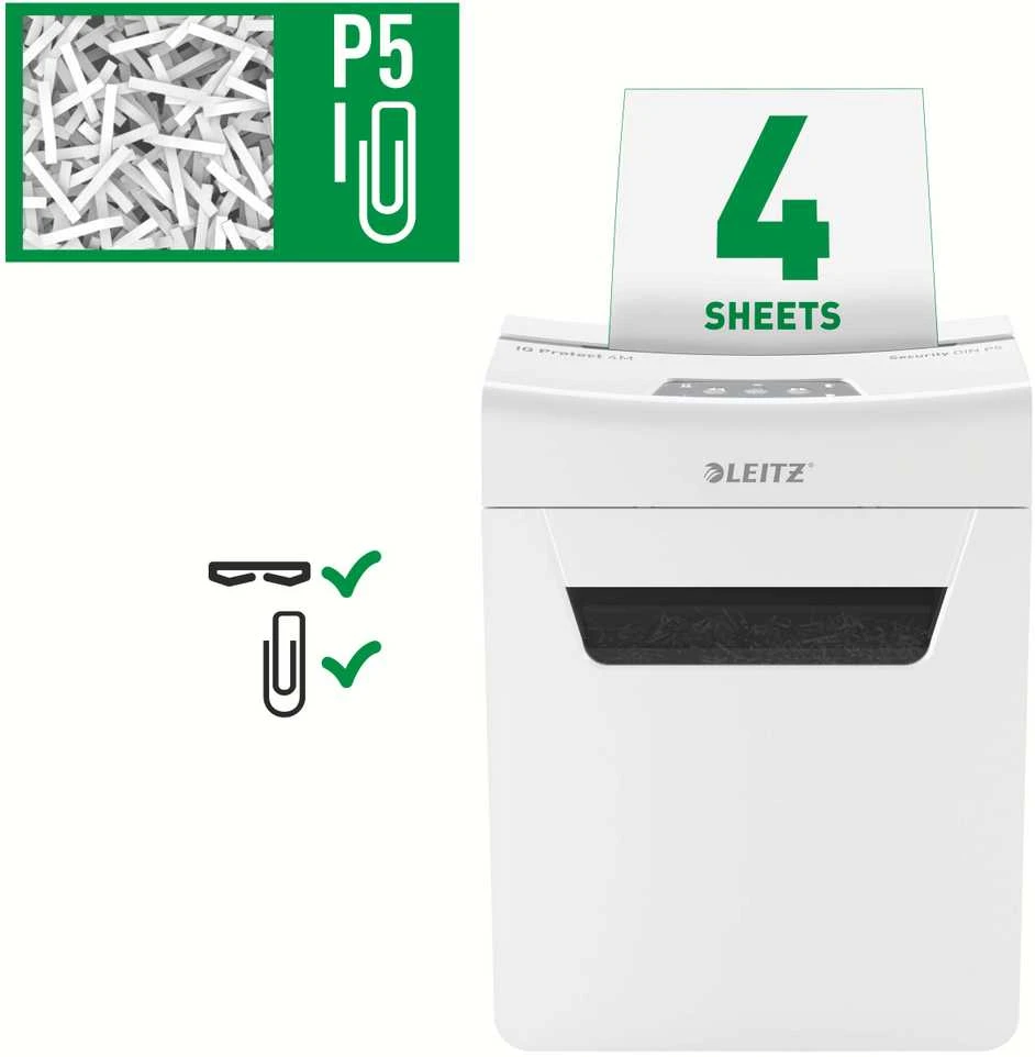 Leitz IQ Protect 4 P5 dokumentų naikiklis