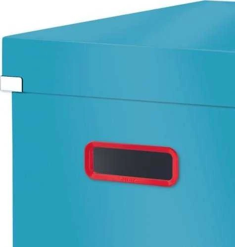 Leitz Cosy daiktadėžė – mėlyna su etikete
