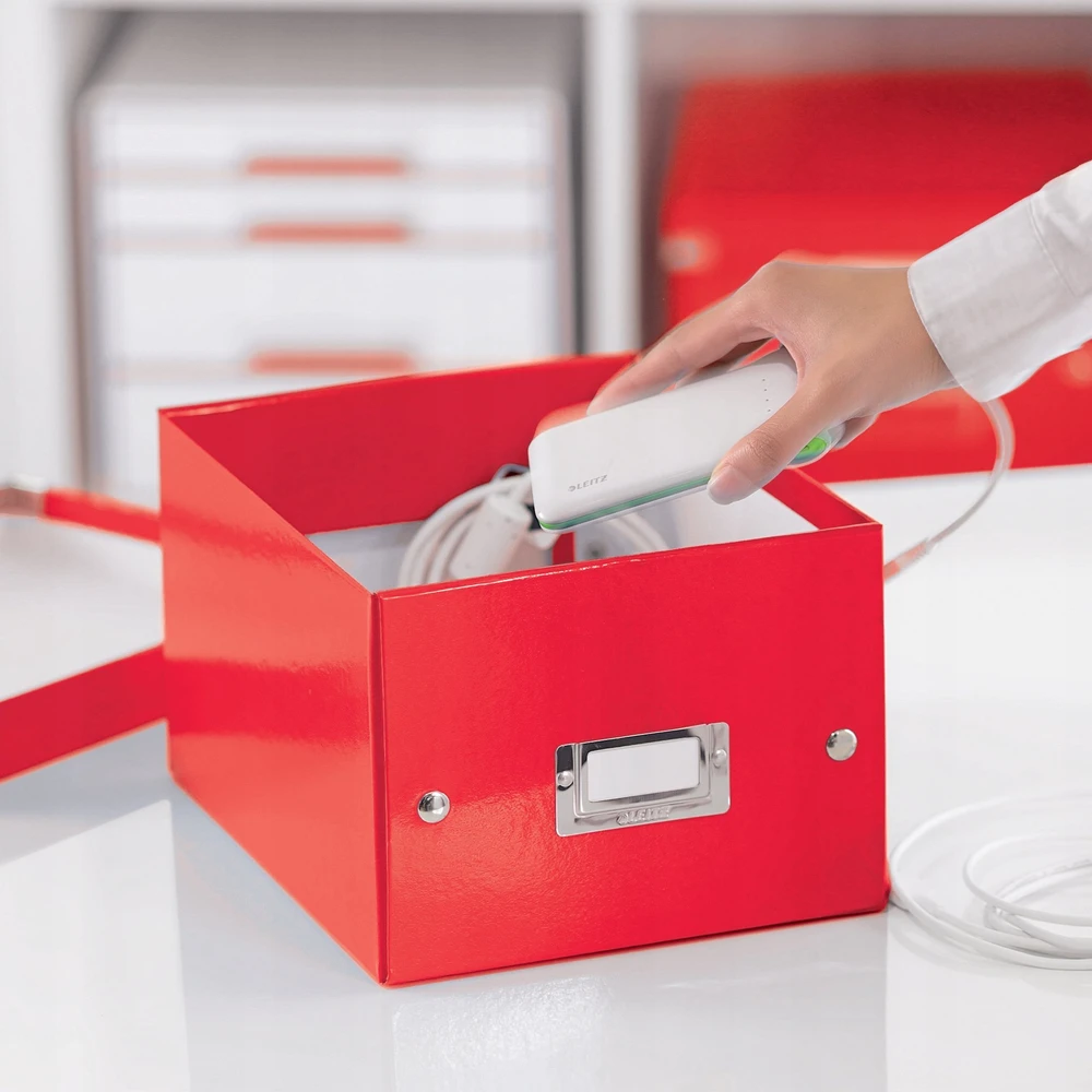Leitz PUDŁO CS UNIWERS. MAŁE WOW red