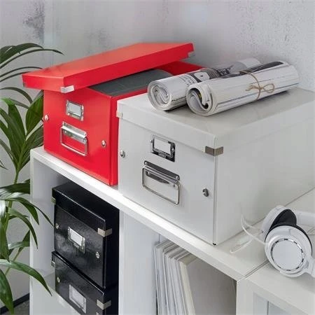 Leitz PUDŁO CS UNIWERS. ŚREDNIE WOW red