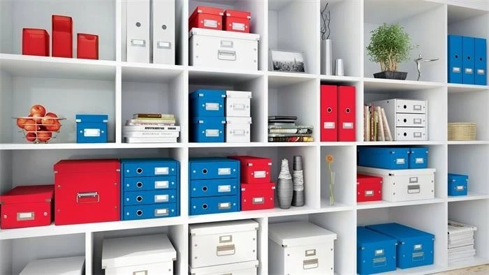 PUDŁO Z PRZEGRÓDKAMI LEITZ CS A4 red