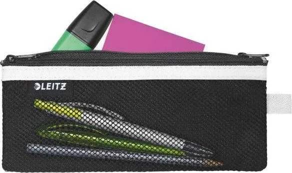 Juodas Leitz 2-Pocket penalas su tinkleliu