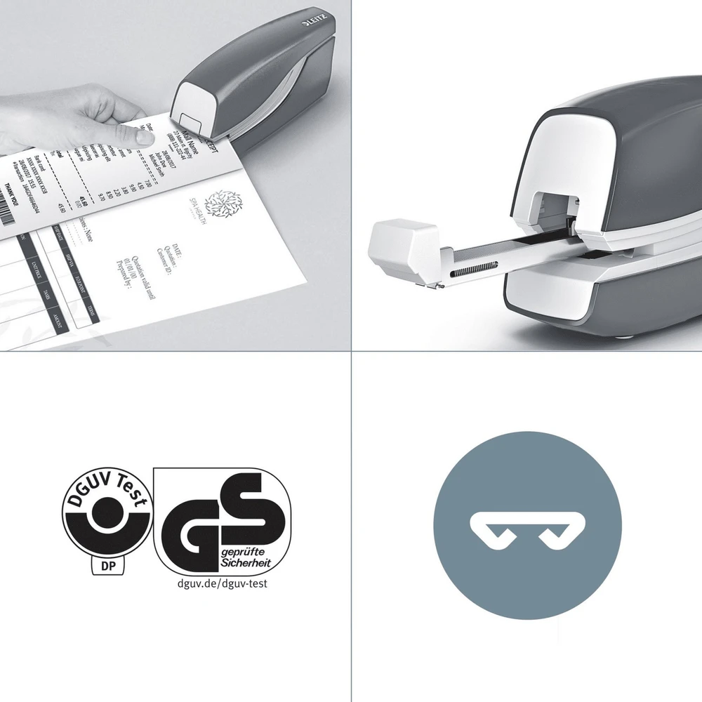 Leitz segiklis ELECTRIC STAPLER WOW raudona