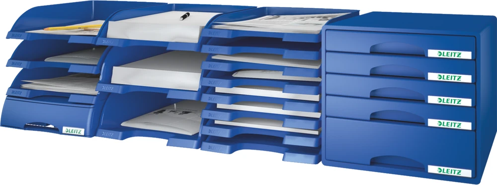 Leitz SLIM PLUS dokumentų lentyna raudona (52370025)