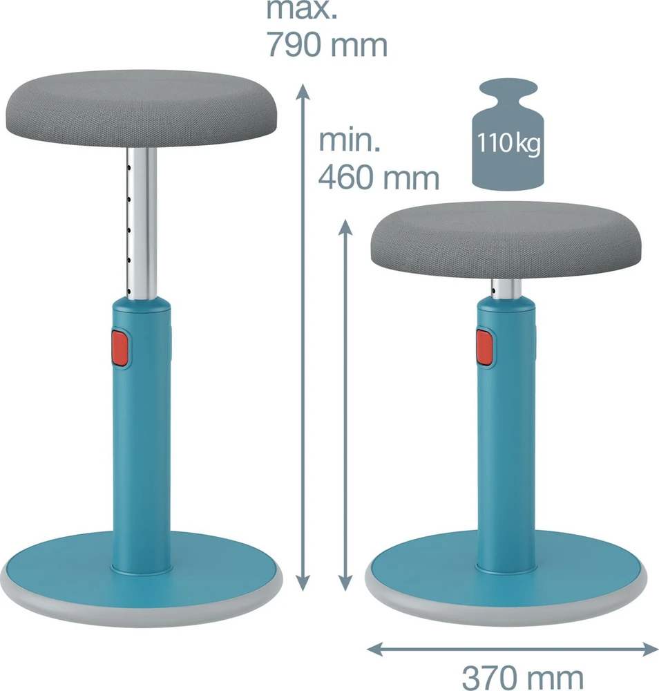 Leitz Ergo Cosy Active Sit Stand taburetė 2 viena