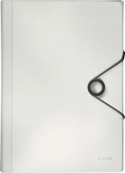 Leitz Solid 6 skaidrus aplankas su guma