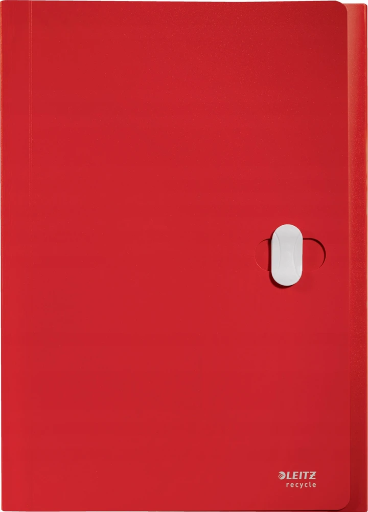 Leitz Folder su 5 przeg Recycle* A4 PP raudona