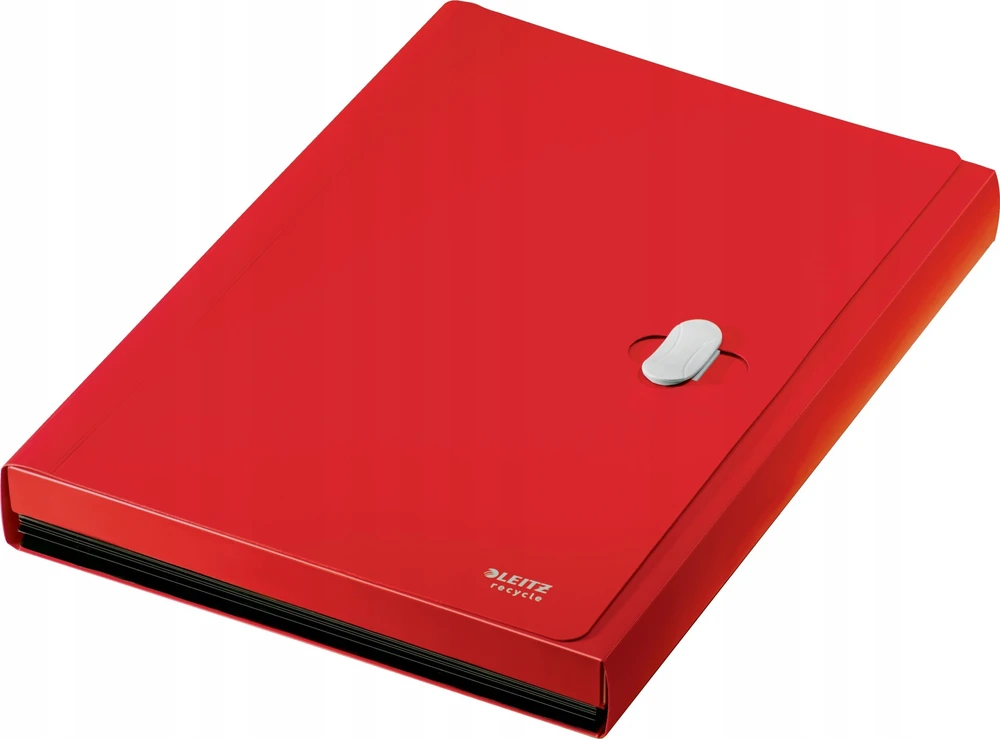 Leitz Folder su 5 przeg Recycle* A4 PP raudona