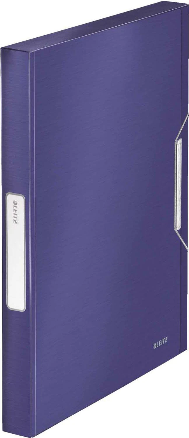 Leitz violetinis segtuvas su etikete