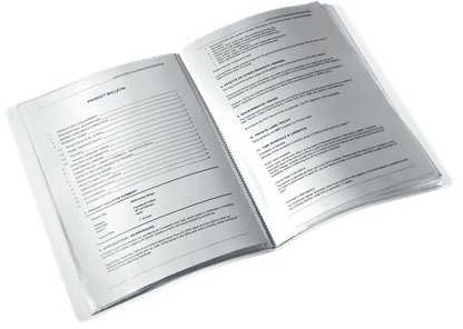 Leitz WOW - A4 pasiūlymo albumas 20 Juodas marškinėlių (46310095)
