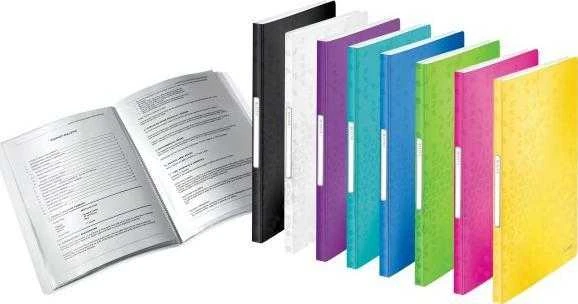 Leitz WOW - pasiūlymo albumas 40 PP marškinėlių, juoda 46320095