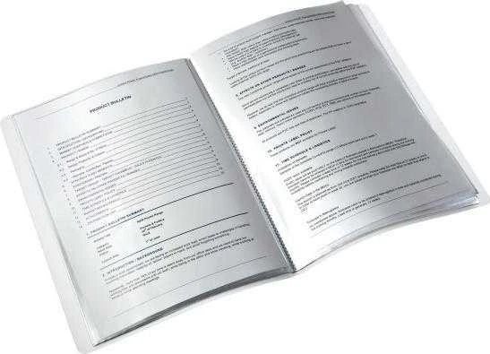 Leitz WOW - pasiūlymo albumas 40 PP marškinėlių, juoda 46320095