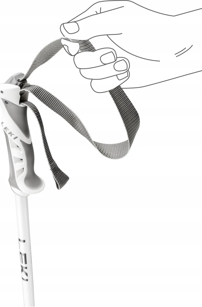 LEKI BLISS rose auksinis poles 115 cm