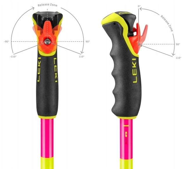 LEKI 3D lazdos Spitfire rožinės 130