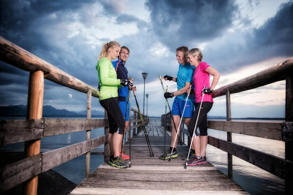 LEKI Flash Carbon žygio lazda Unisekso stiliaus Fiksuotas ilgis