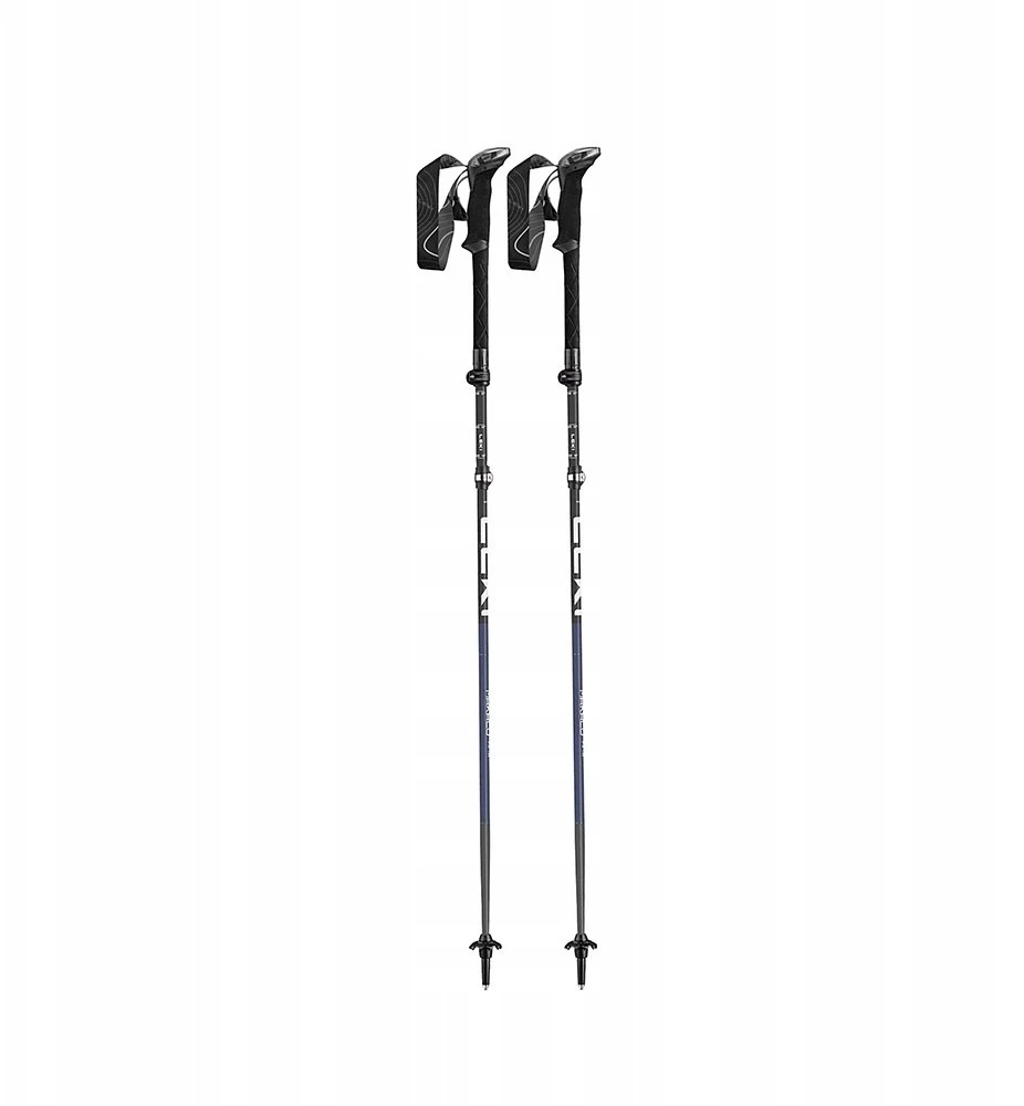 Trekking poles LEKI MAKALU FX TA, 110–130 cm, Juodas