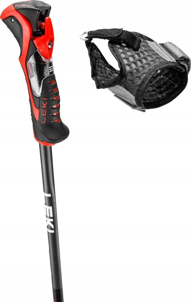 LEKI POLES 3D ​​AIRFOIL juodas/red 120