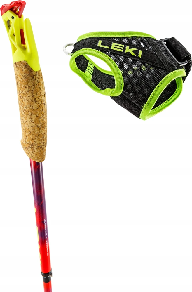LEKI KIJE TRL ULTRATRAIL FX.ONE SL raudona-violetinė-neoninė geltona 115
