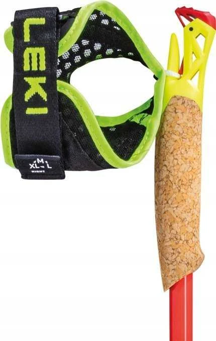 Leki LEKI STICKS TRL Vertikali K raudonai geltona 125