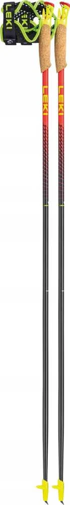 Leki LEKI STICKS TRL Vertikali K raudonai geltona 125