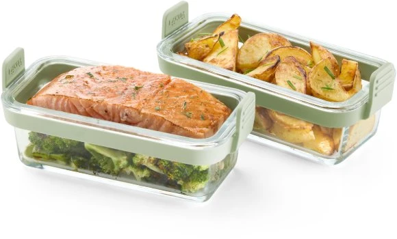 Lékué INSERT FOR AIR FRYER GLASS 2PCS