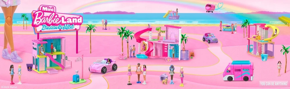 Barbie Mini BarbieLand Doll and Vehicle HYF41