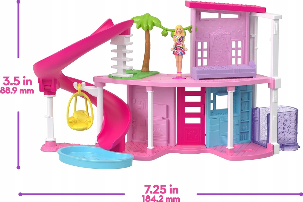 Barbie Mini namai Barbė su staigmena HYF45