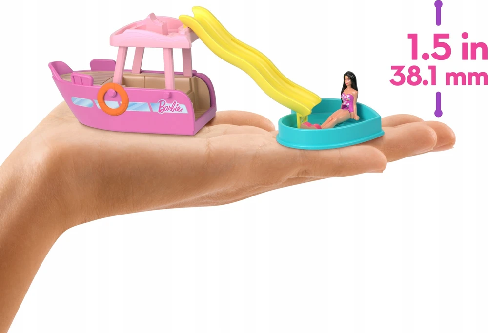 Barbie Mini BarbieLand Doll and Vehicle HYF41