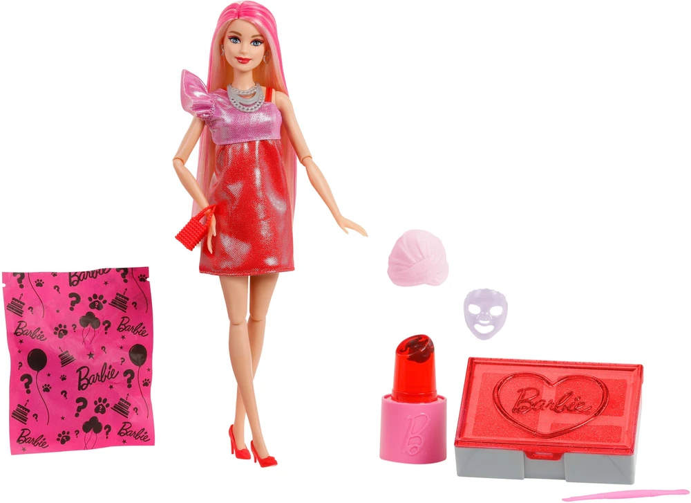 Mattel BARBIE PARTY UNBOXED REVEAL rinkinys – Originalus (JFY68)