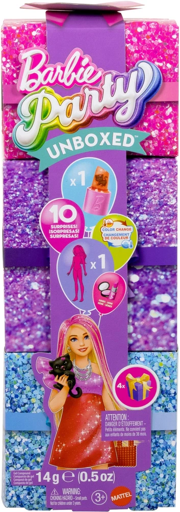 Mattel BARBIE PARTY UNBOXED REVEAL rinkinys – Originalus (JFY68)