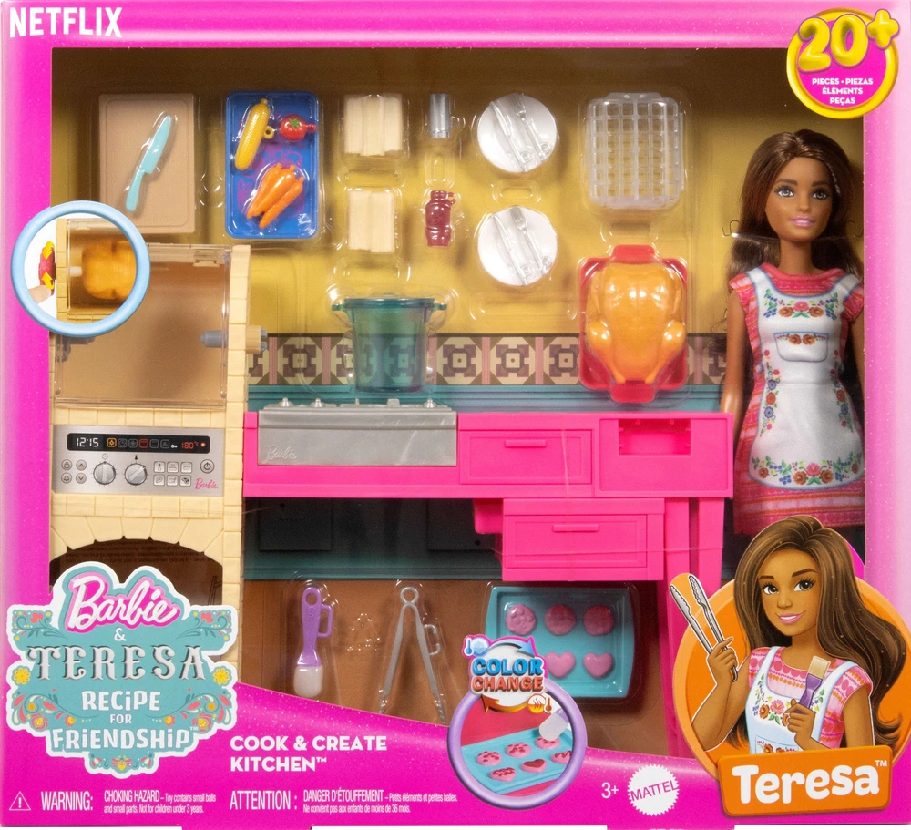 Mattel Lėlė Teresa Barbie draugystės receptas JCT06
