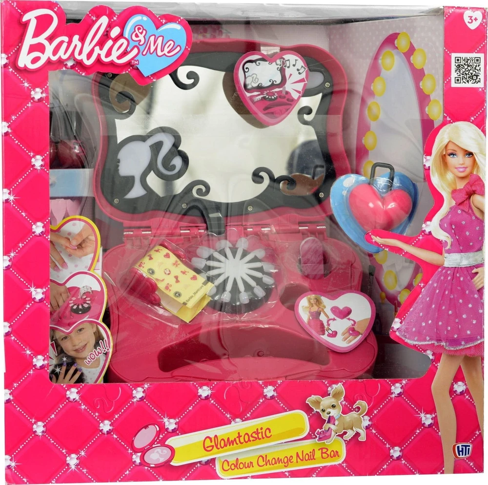 Barbie Barbė iš Mattel, Glamtastic, Lėlės Priedas Play Set, Barbė ir aš, Mergaitėms, 3+ metai