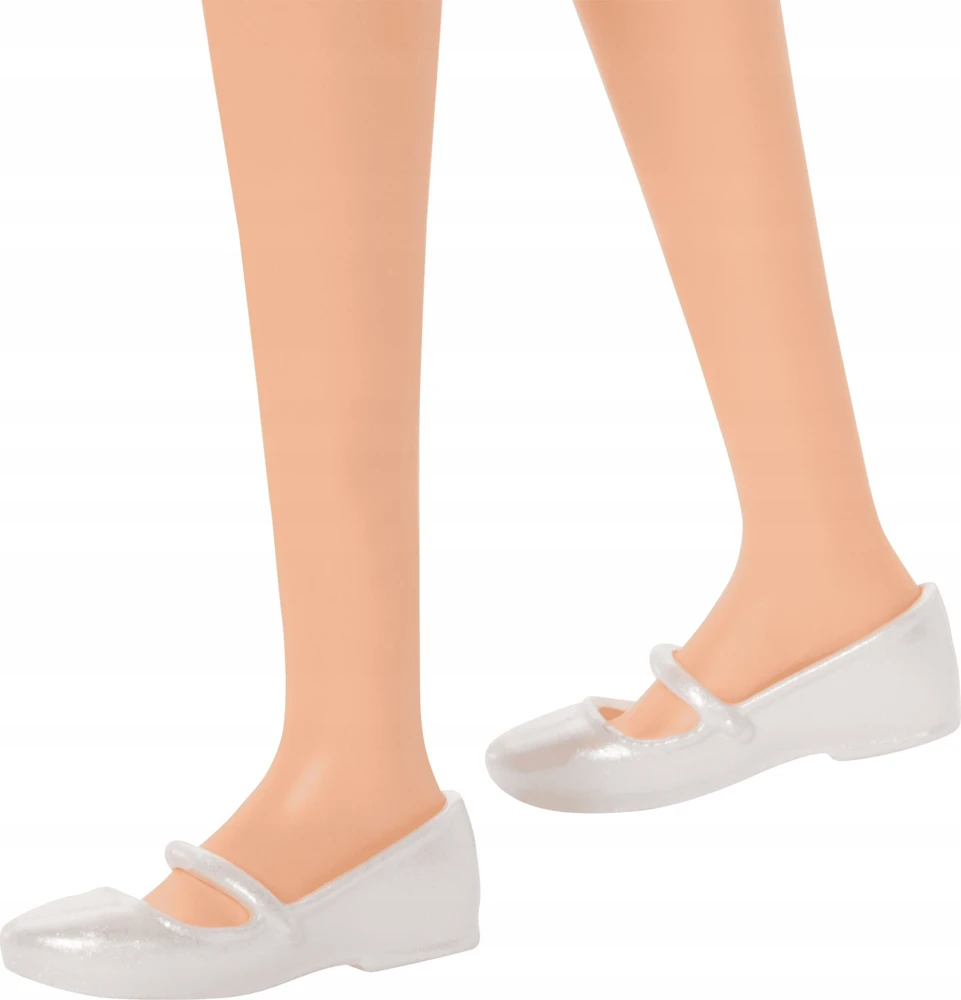 Mattel BARBIE madistė rožine languota suknele (HRH21)