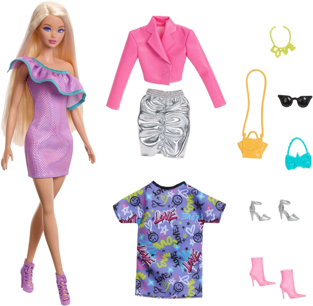 Lėlė Barbie Doll & Party Fashions (HYT61)
