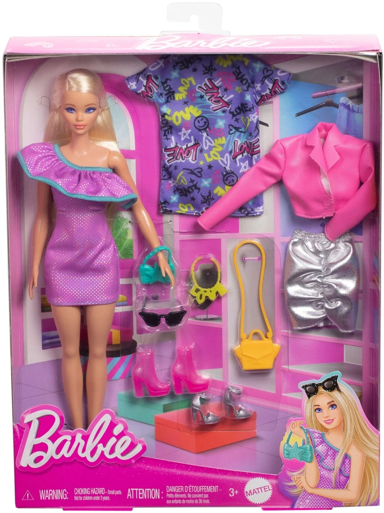 Lėlė Barbie Doll & Party Fashions (HYT61)