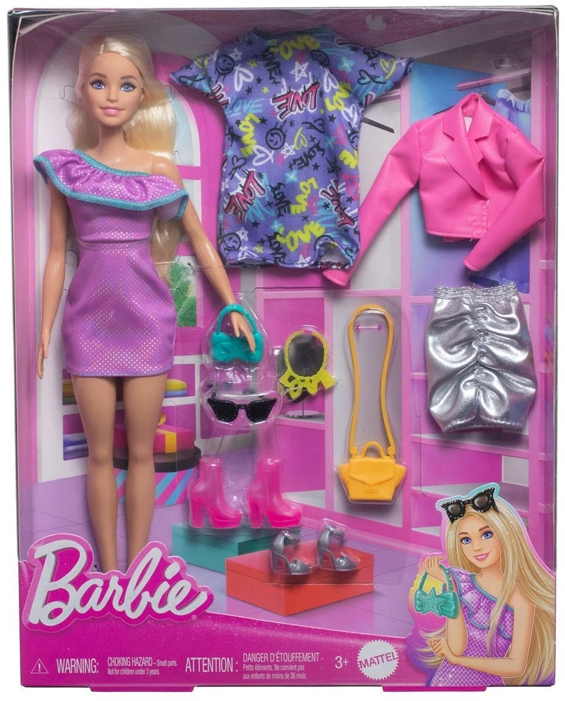 Lėlė Barbie Doll & Party Fashions (HYT61)