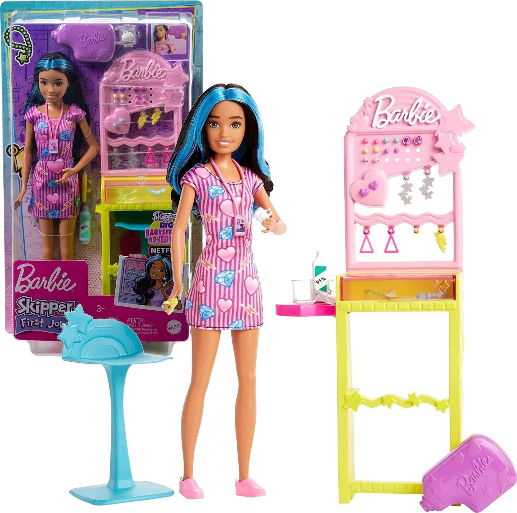 Lėlė Barbie Skipper First Jobs Doll Accessories HKD78