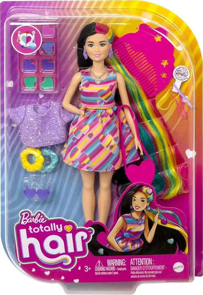 Barbie Totaly Hair lėlė azijietė