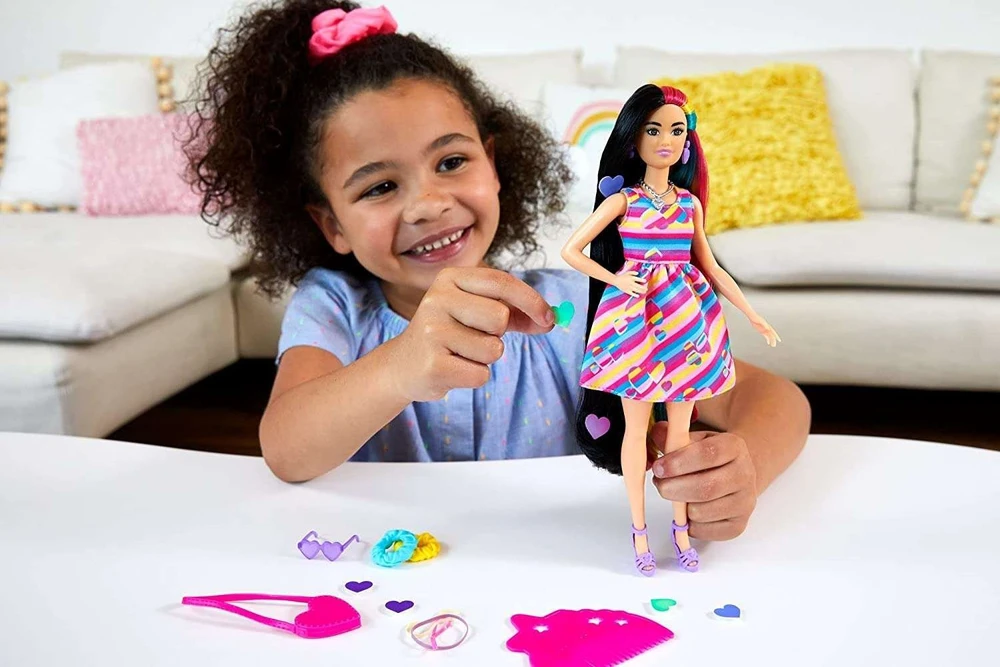 Barbie Totaly Hair lėlė azijietė