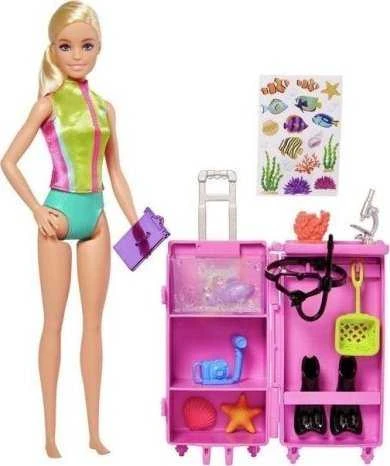 Lėlė Barbie Careers Skirtas šviesiems plaukams doll Marine Biologist HMH26 Mattel