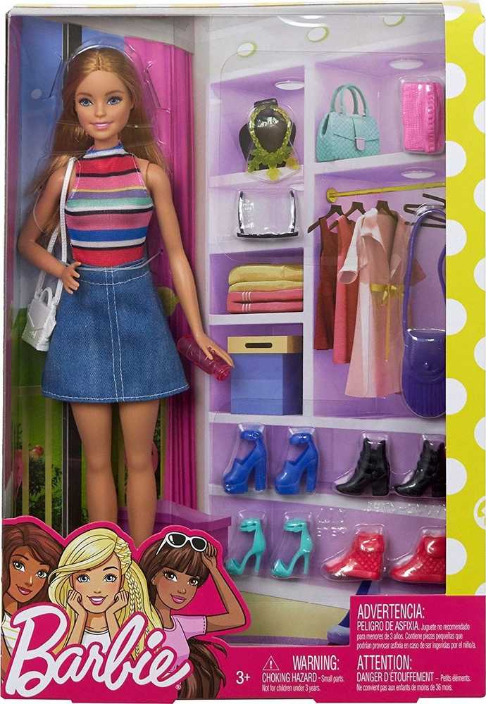 Mattel BARBIE LALKA su butami i galanterią /6